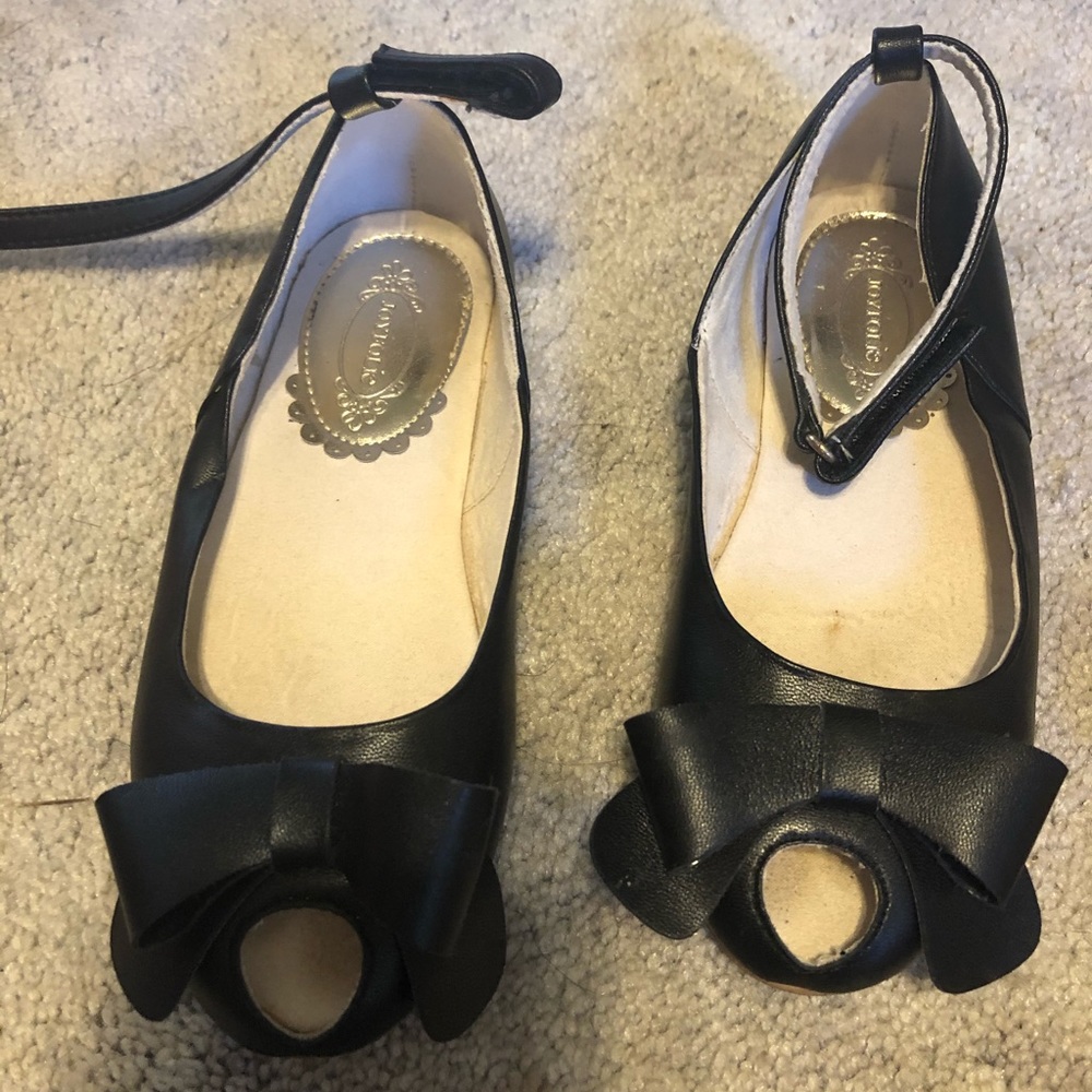 Joyfolie black dress shoes size 12